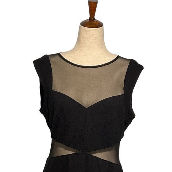 B. Darlin Little Black Mini Cocktail Bodycon Dress - Picture 2 of 8